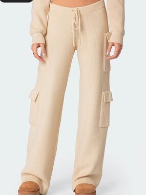 Edikted Knit Cargo Pants